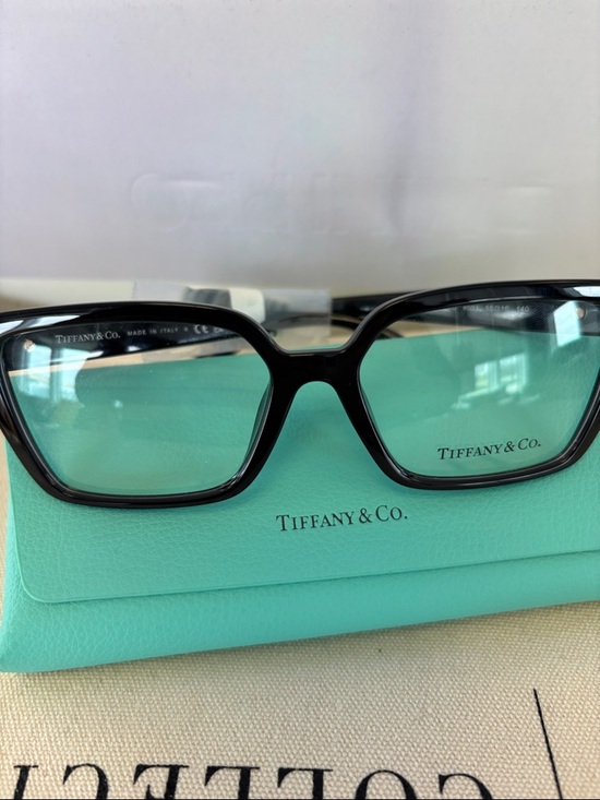 Tiffany & Co. Accessories - Tiffany & Co. RX Black Frame Glasses with Tiffany Blue Case